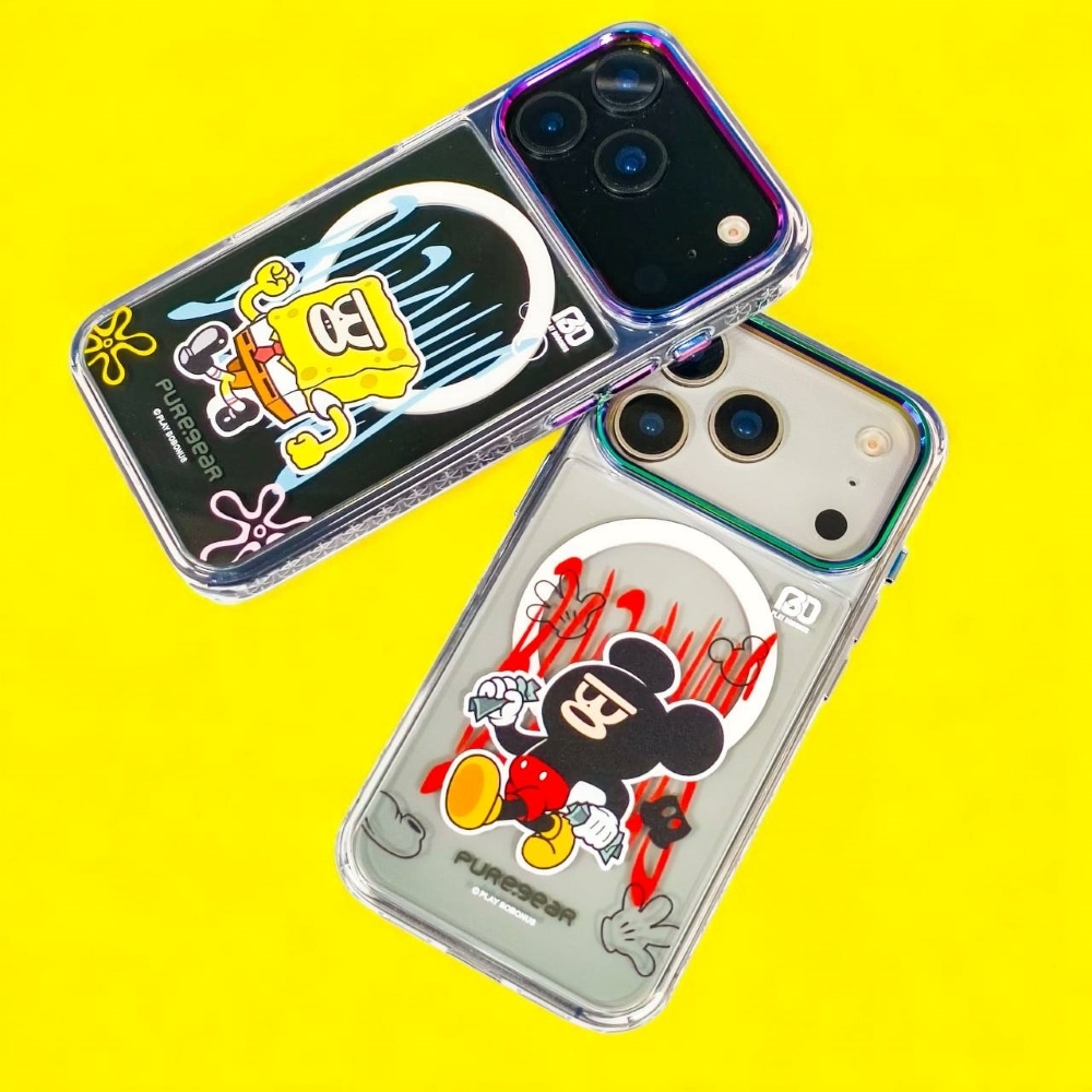 iPhone 冰鑽減壓防摔保護殼 / 空心寶寶(PLAY BOBONUS勃勃猴)