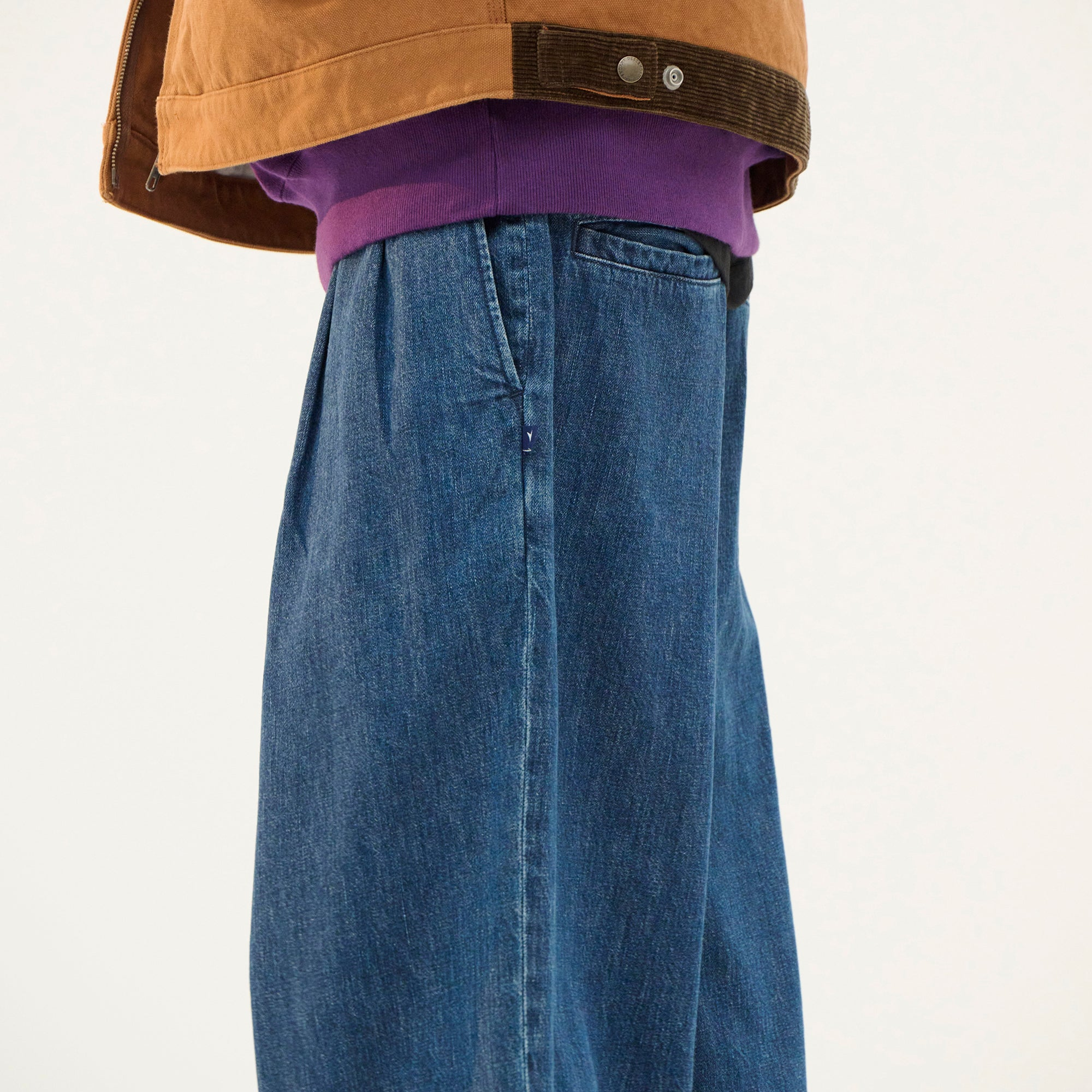 2025AW DESCENDANT SF DENIM WIDE TROUSERS 寬版牛仔褲長褲現貨