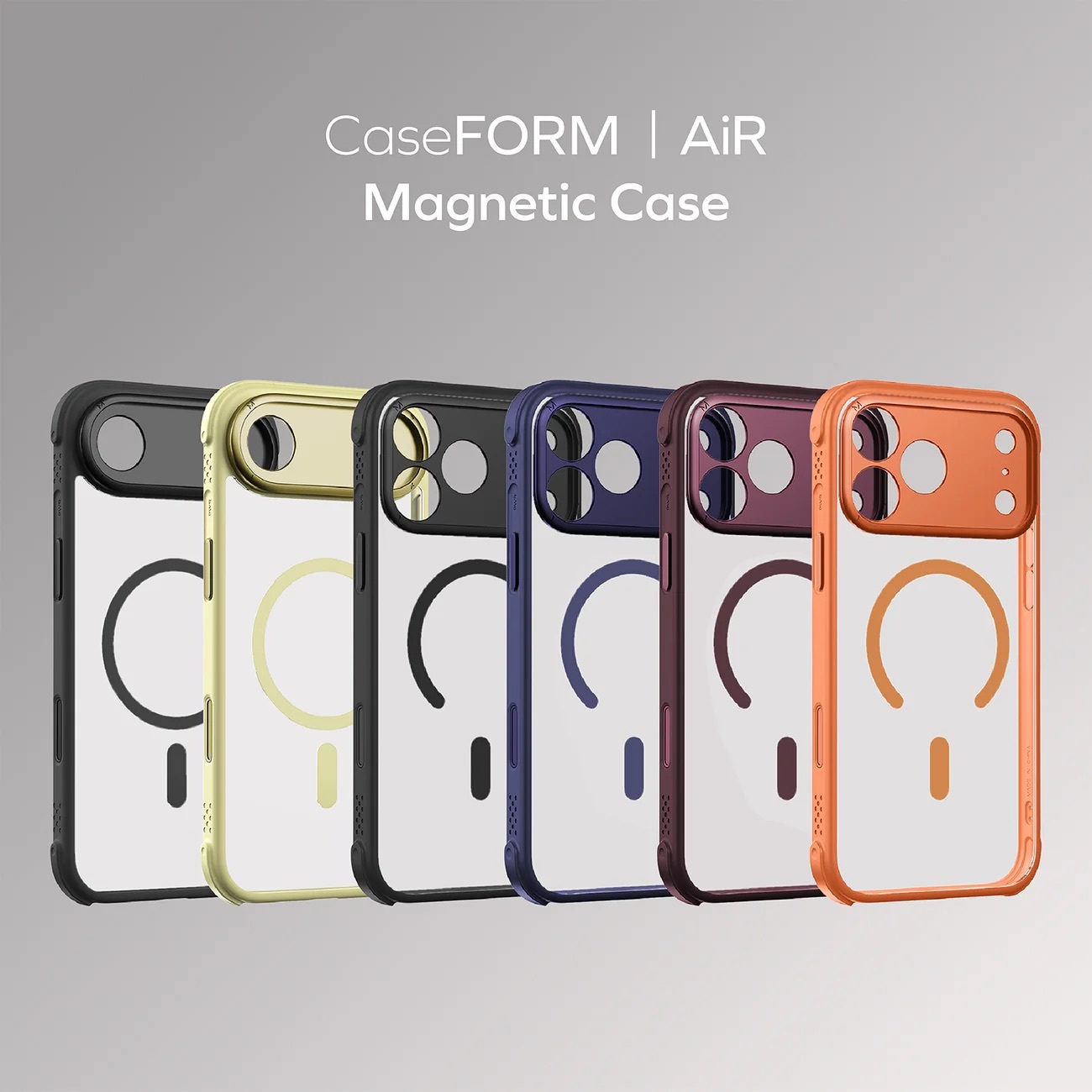 CaseForm Air 磁吸保護殼 iPhone 17 Pro / Pro Max