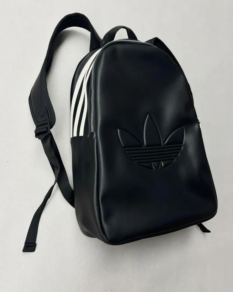 <超扯降價> Adidas Originals 皮革 大容量 雙肩包 後背包 黑色 JC5999