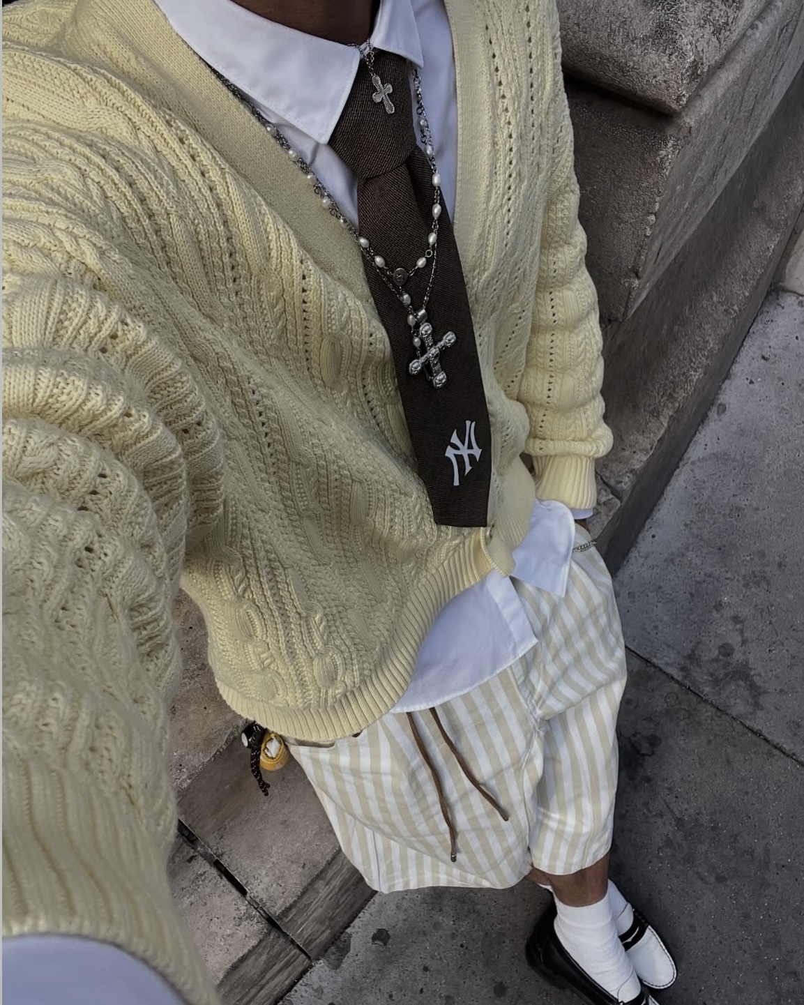 <疊戴首選!> En Route XL Cross Chain 大十字架 吊墜 項鍊 金銀 兩色