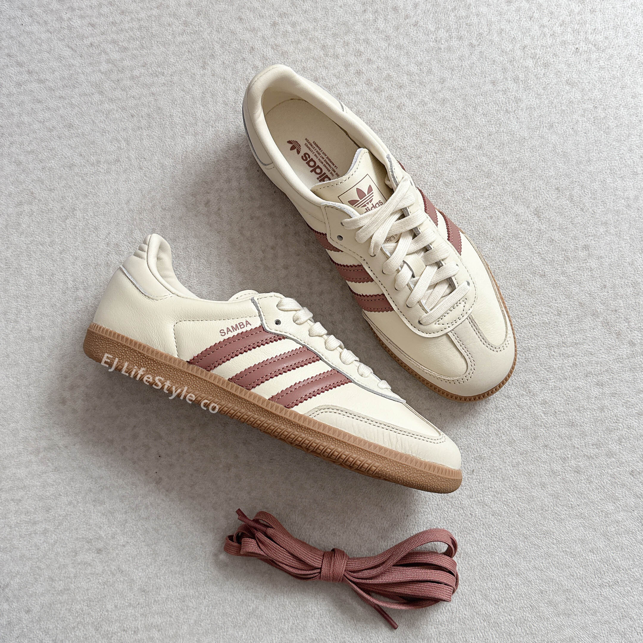 ADIDAS SAMBA OG 乾燥玫瑰 粉色 奶油 米色 焦糖底 女鞋 JS1361 / 調貨