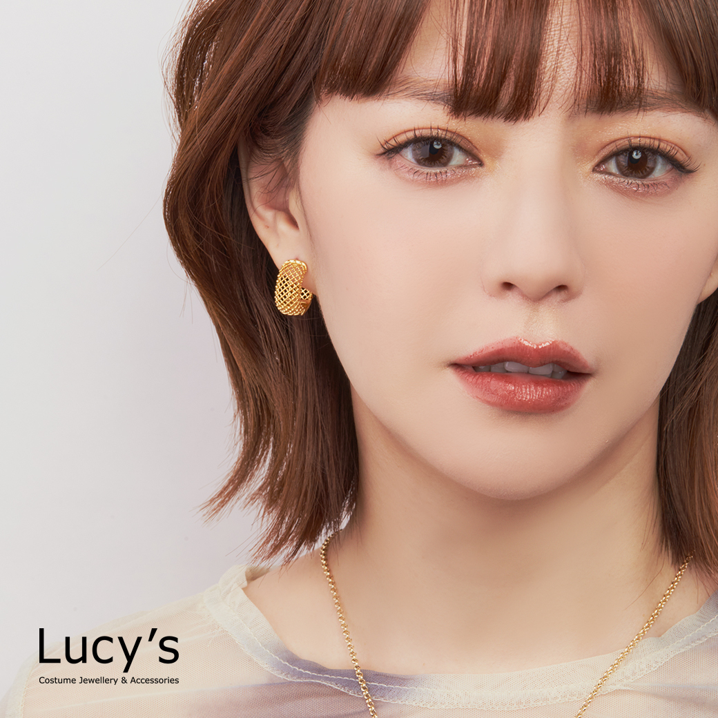 網紋光環 易扣耳環 (二色) (125060/125061)