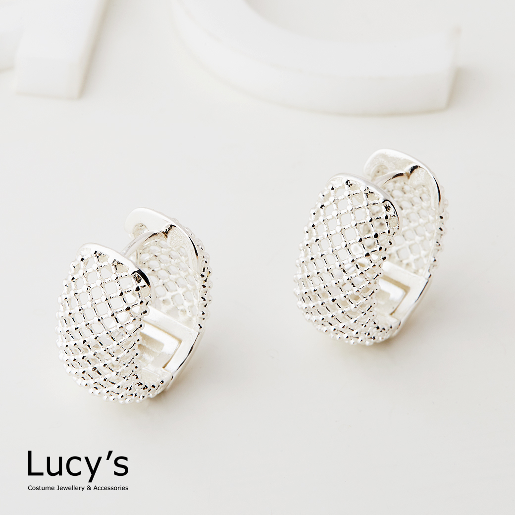 網紋光環 易扣耳環 (二色) (125060/125061)