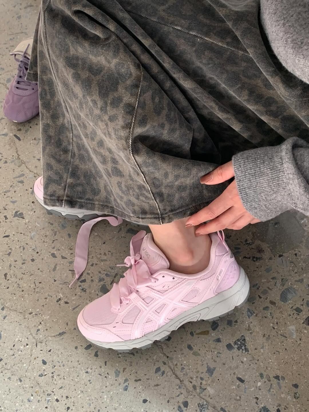 Asics Gel-Nunobiki 日本限定 草莓奶昔 粉色 緞帶 復古鞋 1203A753-700