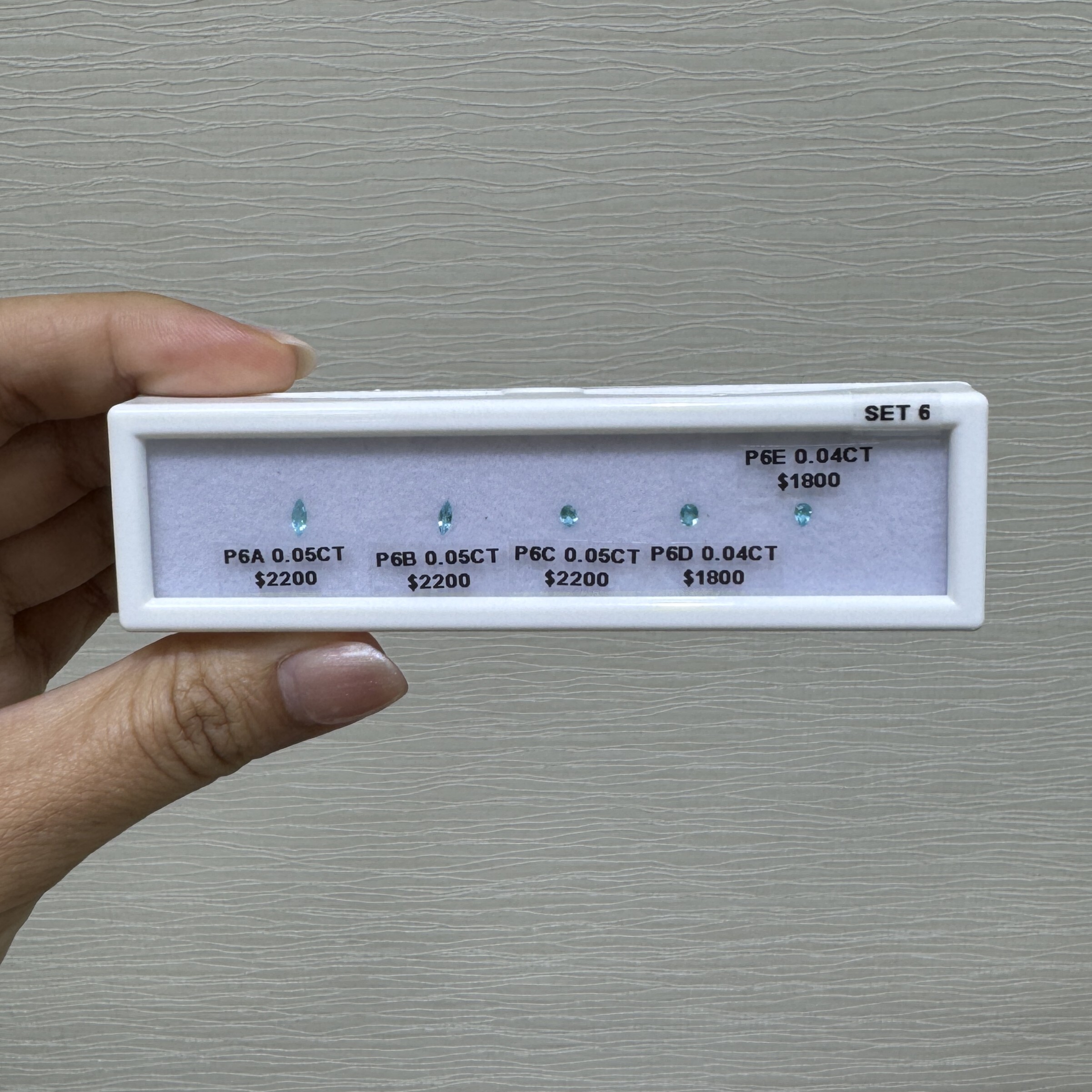( Set 6 ) Brazil Paraiba  Loose Diamond