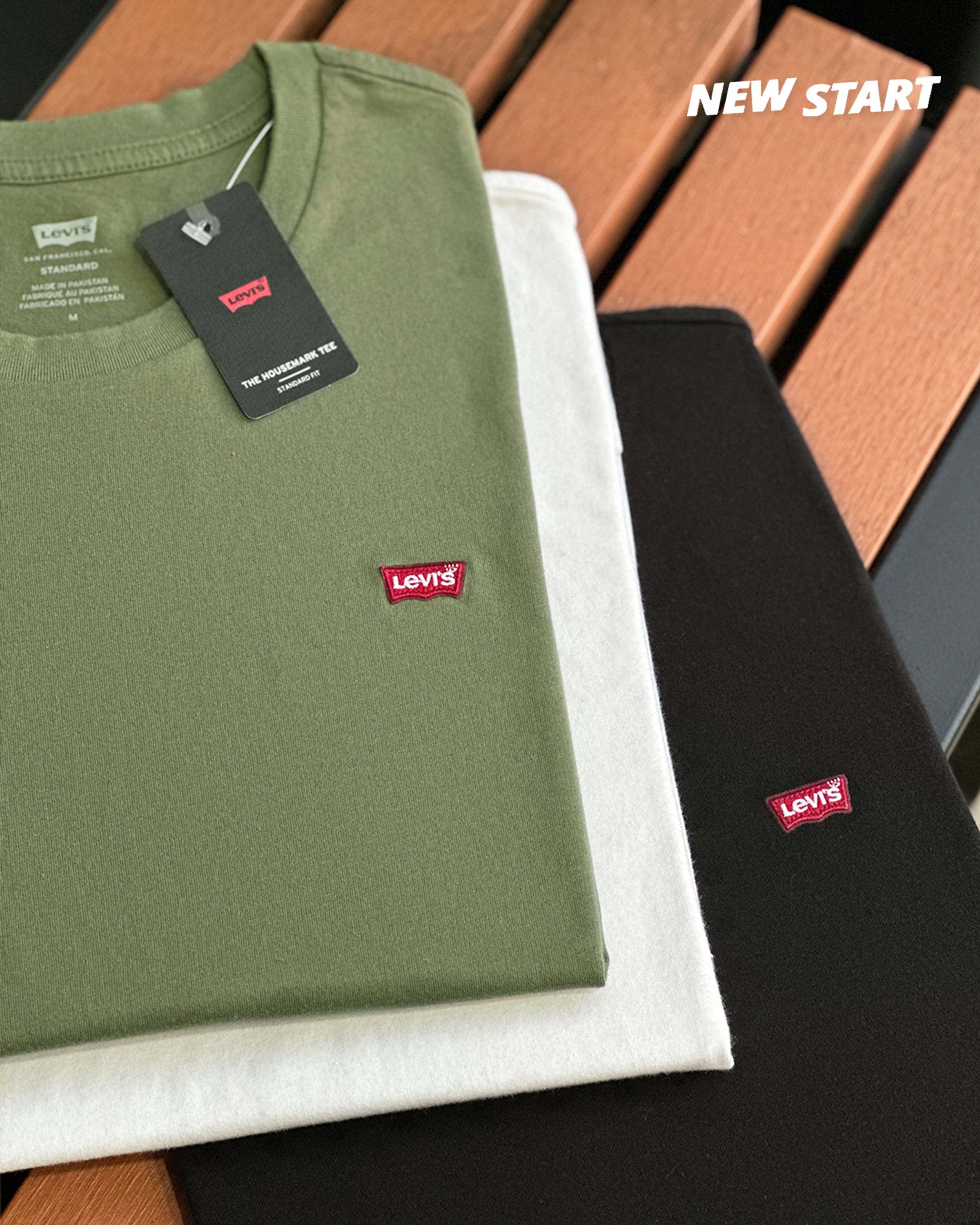 Levis 電繡小Logo 素T 短袖上衣 短T