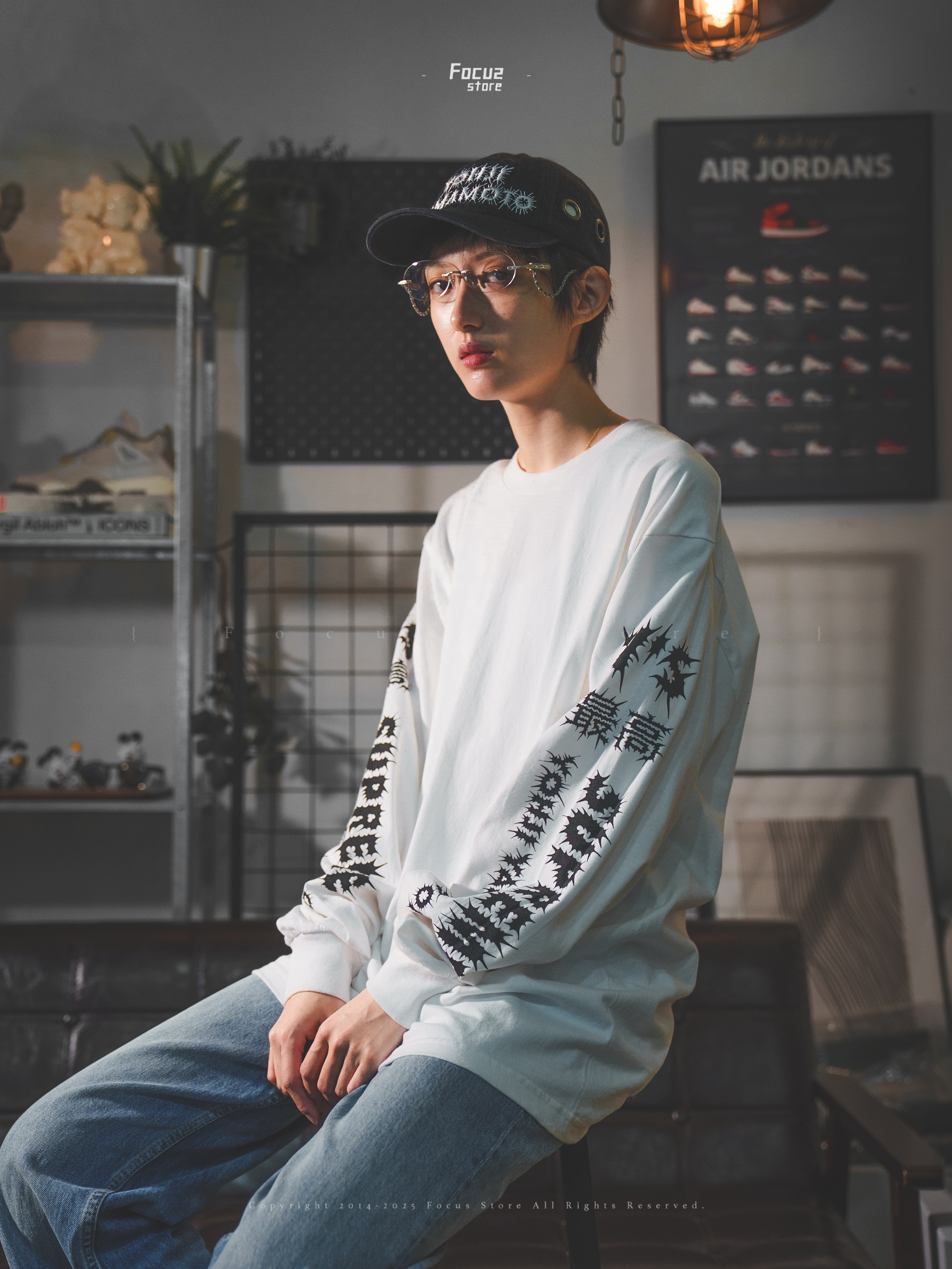 【Focus Store】現貨秒發 Yohji Yamamoto x Supreme FW25 Week3 L/S Tee 兩色 雙袖印花圖