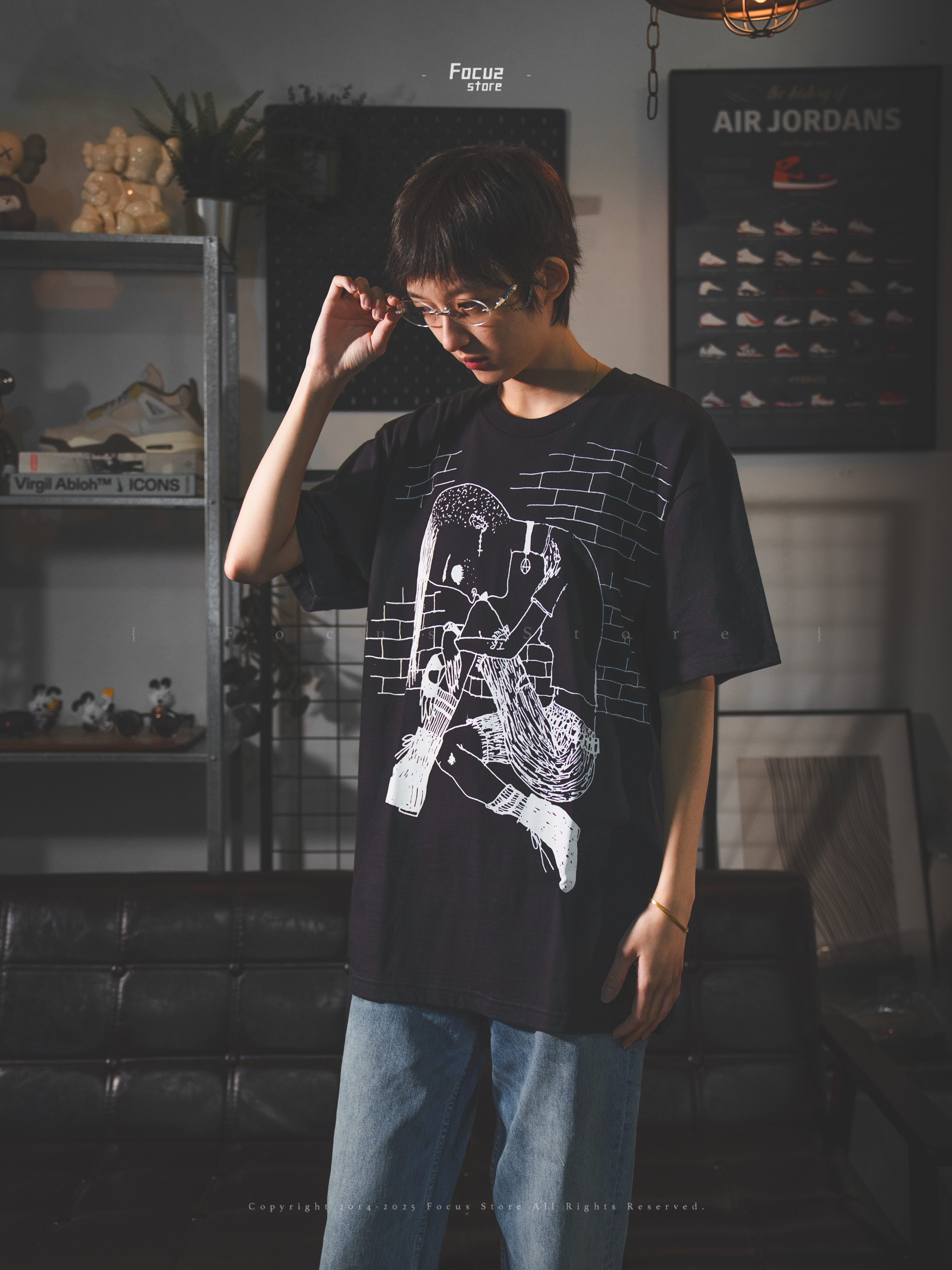 【Focus Store】現貨秒發 Yohji Yamamoto x Supreme FW25 Week3 Thinker Tee 兩色 思想家圖T