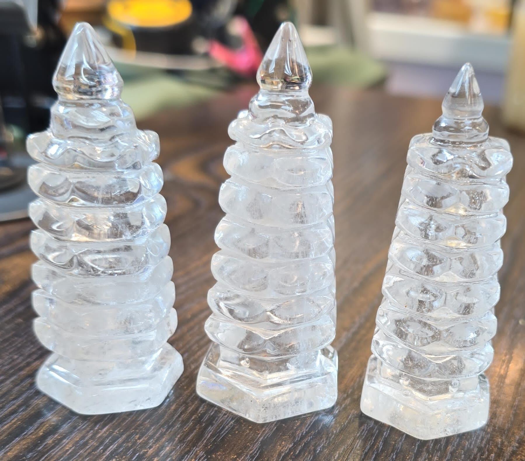 🔮能量水晶🔮白水晶文昌塔(H9 CR239）