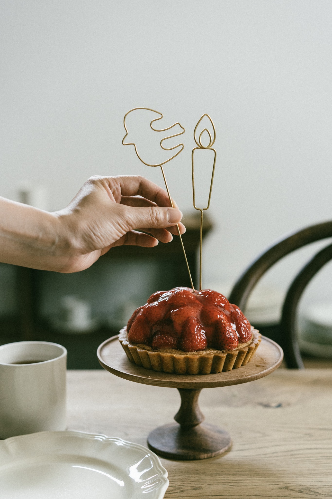 志成販売印度手工製黃銅插飾｜慶典蠟燭／自由青鳥