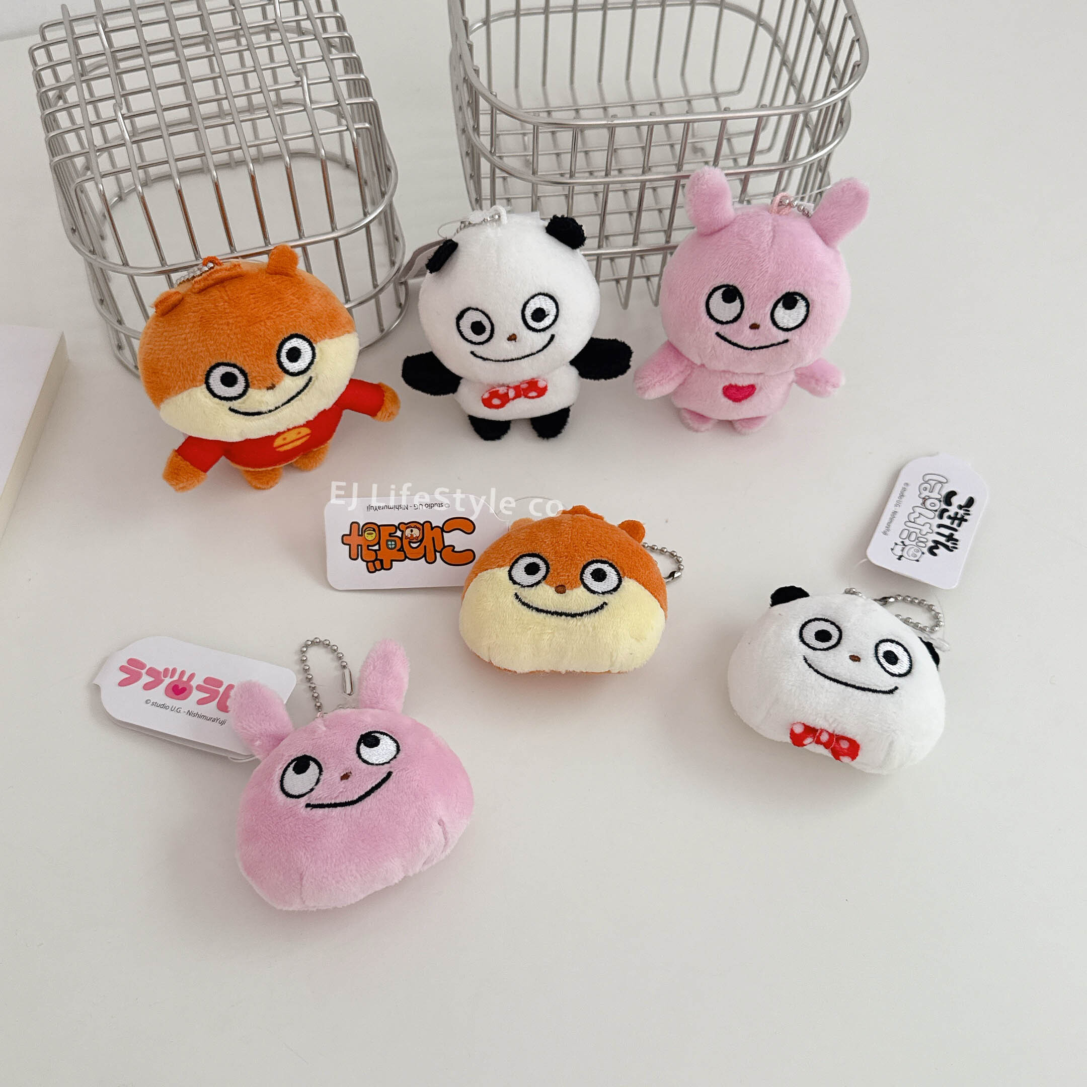 🇯🇵NISHIMURA YUJI 西村裕二 別針吊飾 娃娃  熊貓 老鼠 兔子 鑰匙圈 / 預購