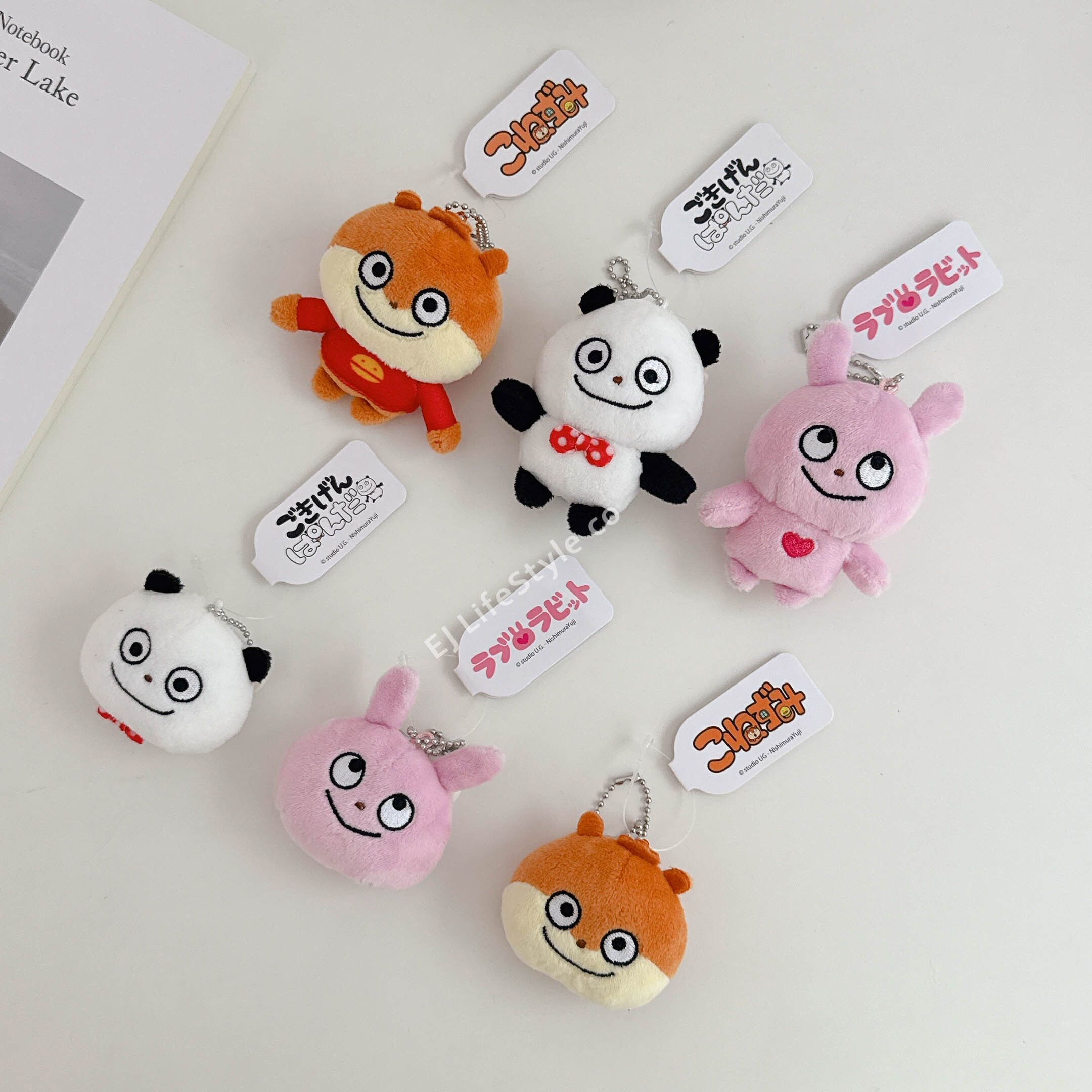 🇯🇵NISHIMURA YUJI 西村裕二 別針吊飾 娃娃  熊貓 老鼠 兔子 鑰匙圈 / 預購