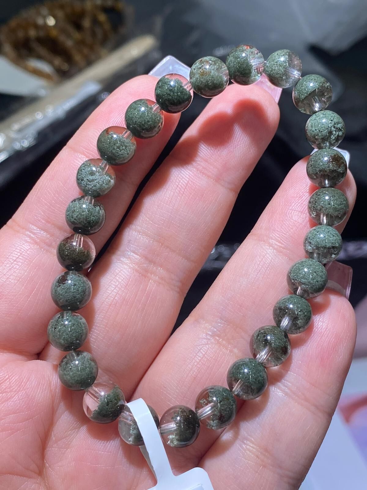 7.5-7.8mm綠幽靈聚寶盆