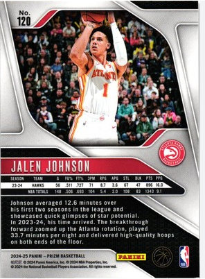 2024 PANINI PRIZM NO.120 JALEN JOHNSON