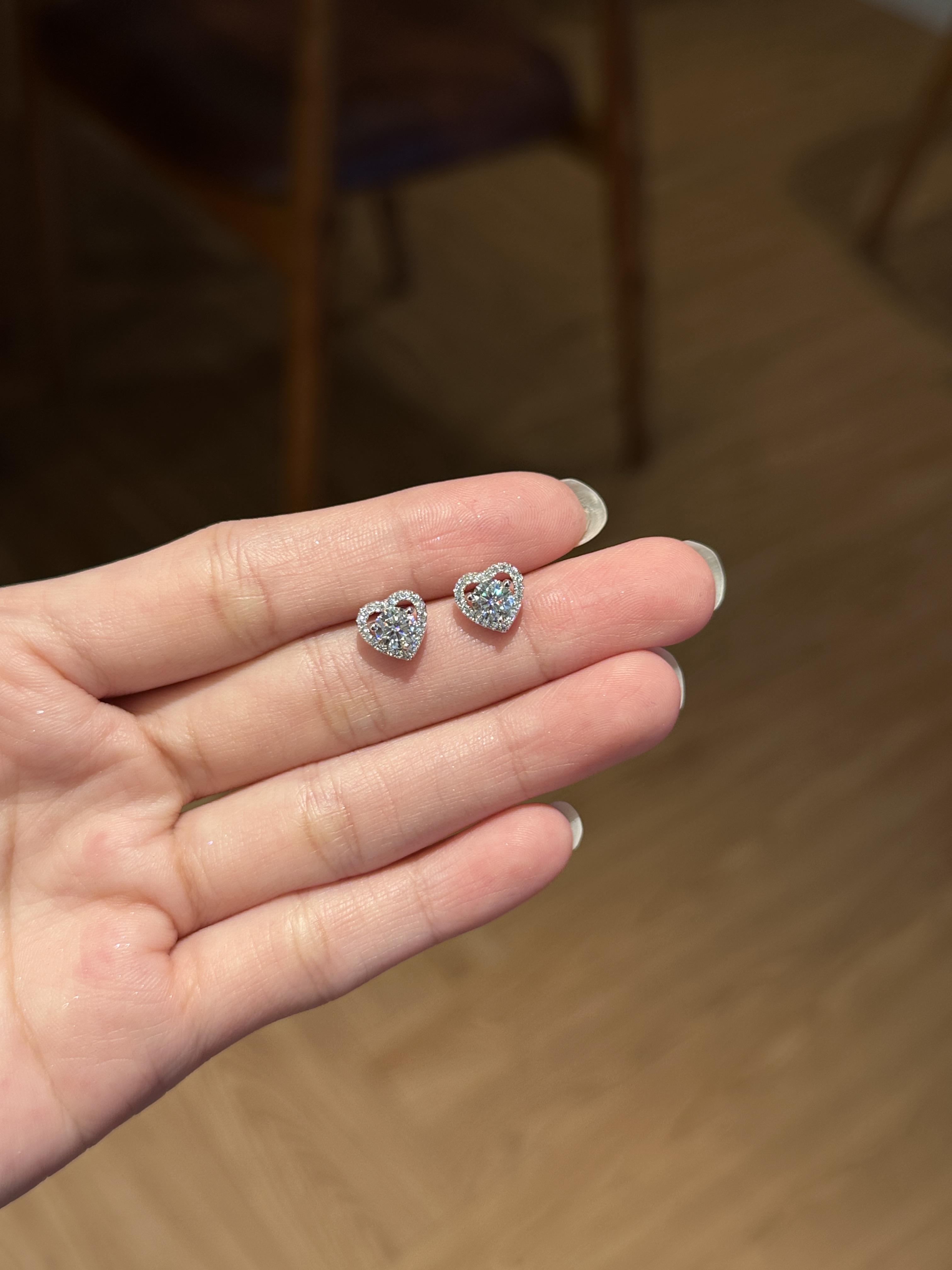Ceci Love moissanite earrings