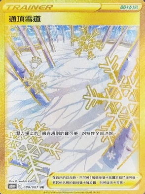 POKEMON CHINESE S10D F 088/067 UR 通頂雪道