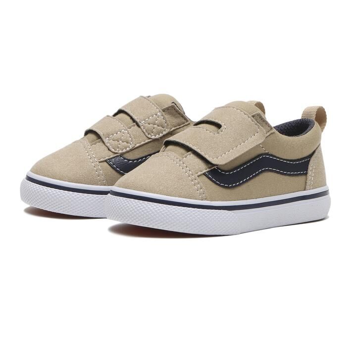 Vans Old Skool 日本限定 米黃 黑色 魔鬼氈 小童 中童 童鞋 V36TDL