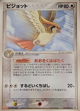 POKEMON JAPANESE PROMO 073/PCG-P