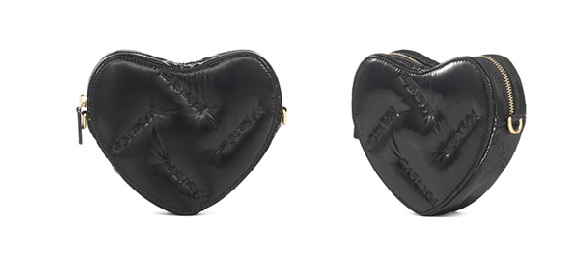 [S] CARLYN HEART TEENY BAG,BLACK, H73316010B0- BLACK [FINAL SALE] (SC94)