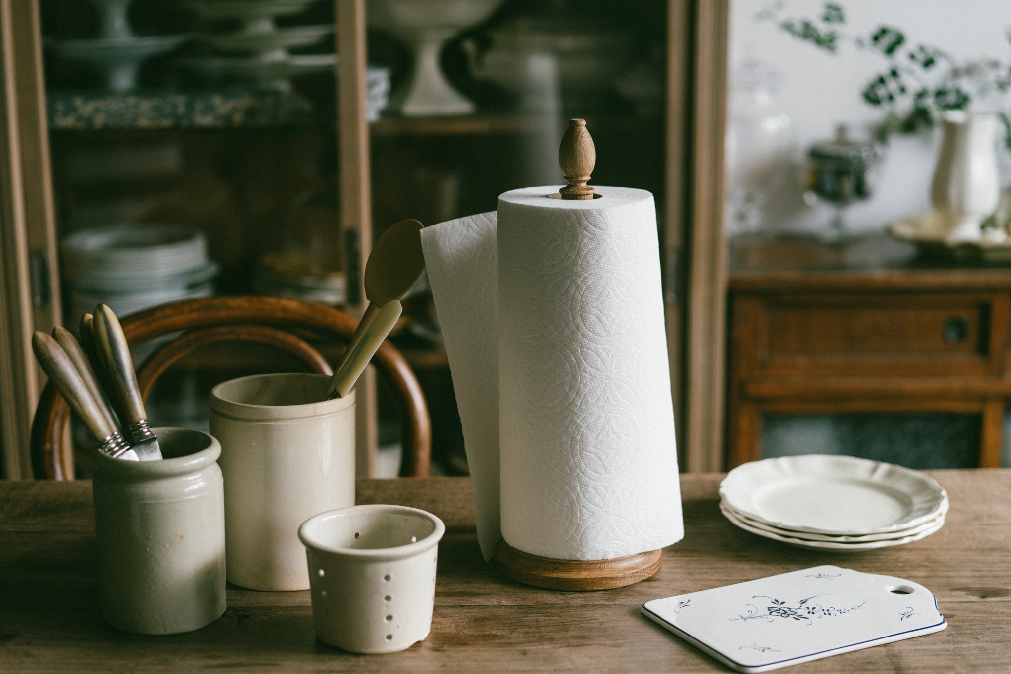 CREAMORE MILL英國手工製橡木餐巾紙架