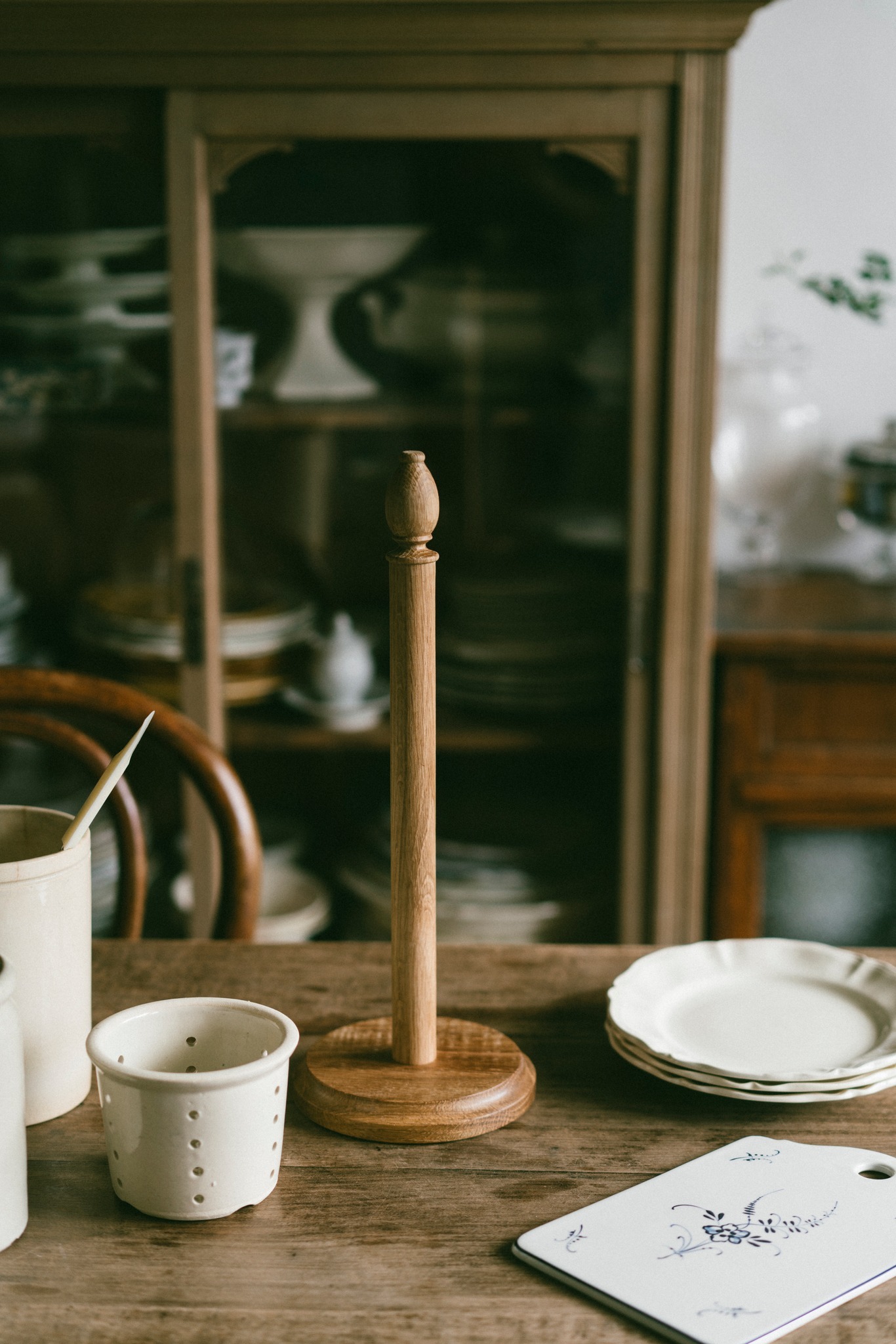 CREAMORE MILL英國手工製橡木餐巾紙架