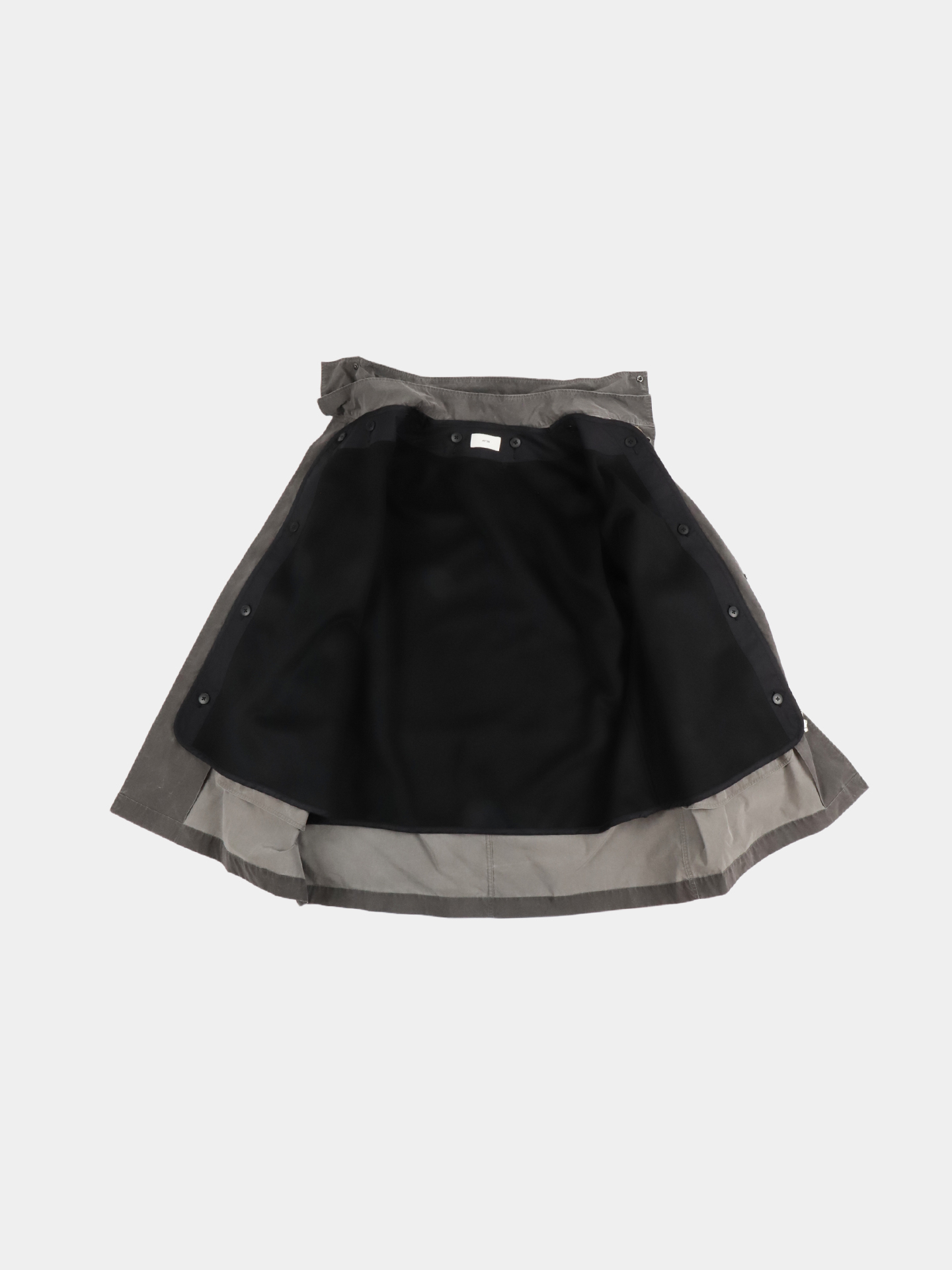 ATON Pigment Air Weather Short Mods Coat Sumi ATON Pigment Air Weather Short Mods Coat Sumi