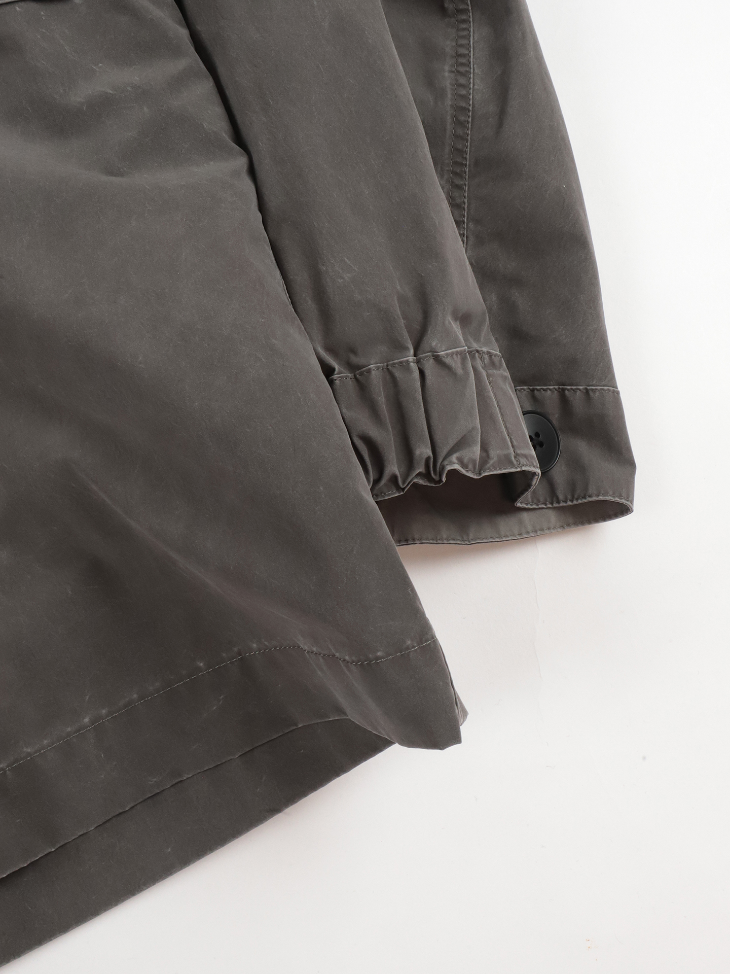 ATON Pigment Air Weather Short Mods Coat Sumi