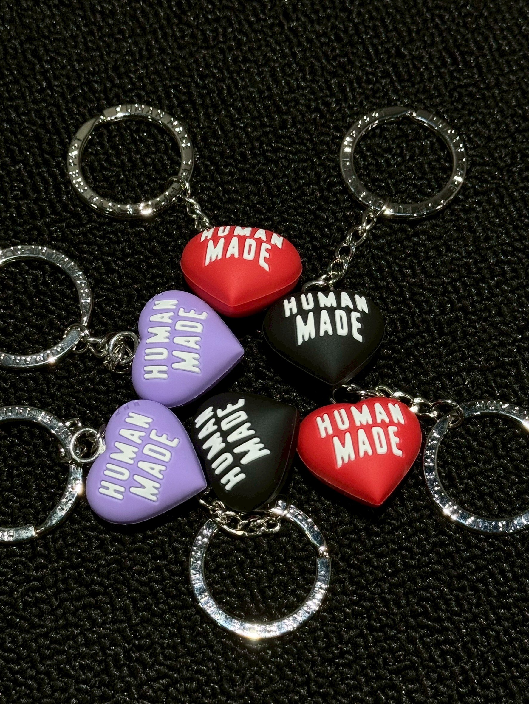 HUMAN MADE 立體造型 愛心鑰匙圈