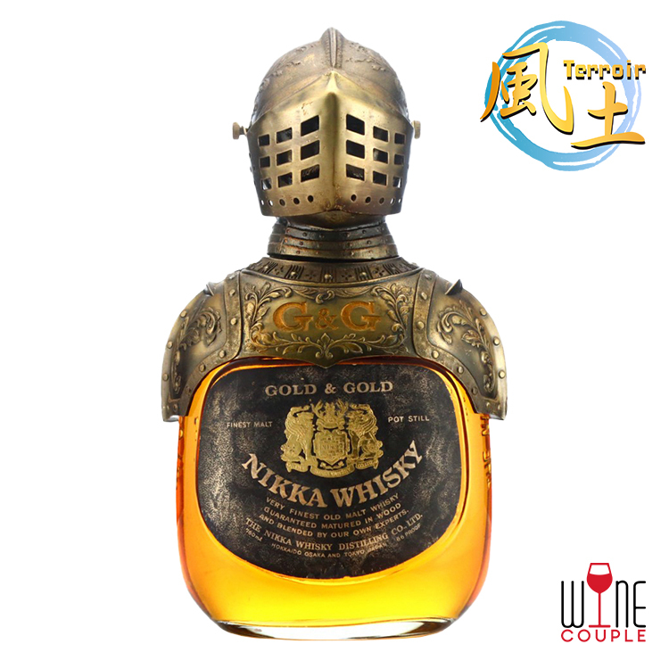 Nikka Gold & Gold Whisky 西洋騎士頭(金色)丨Wine Couple 醇酒伴侶