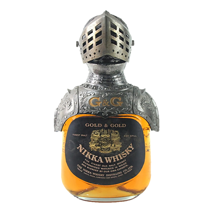 Nikka Gold & Gold Whisky 西洋騎士頭 (銀色) 760ml