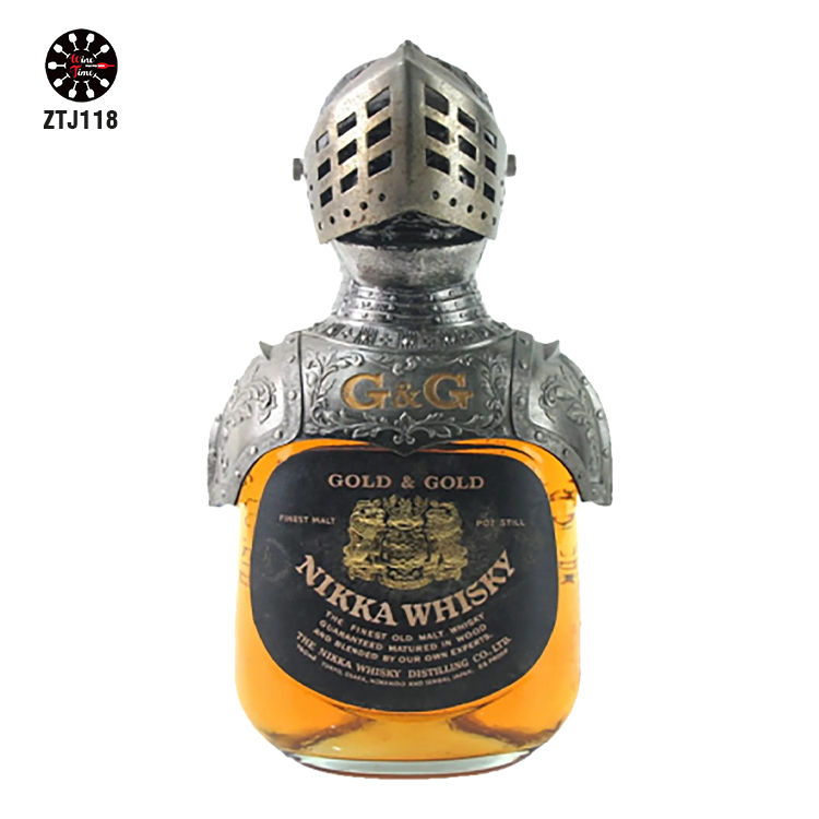 Nikka Gold & Gold Whisky 西洋騎士頭 (銀色) 760ml