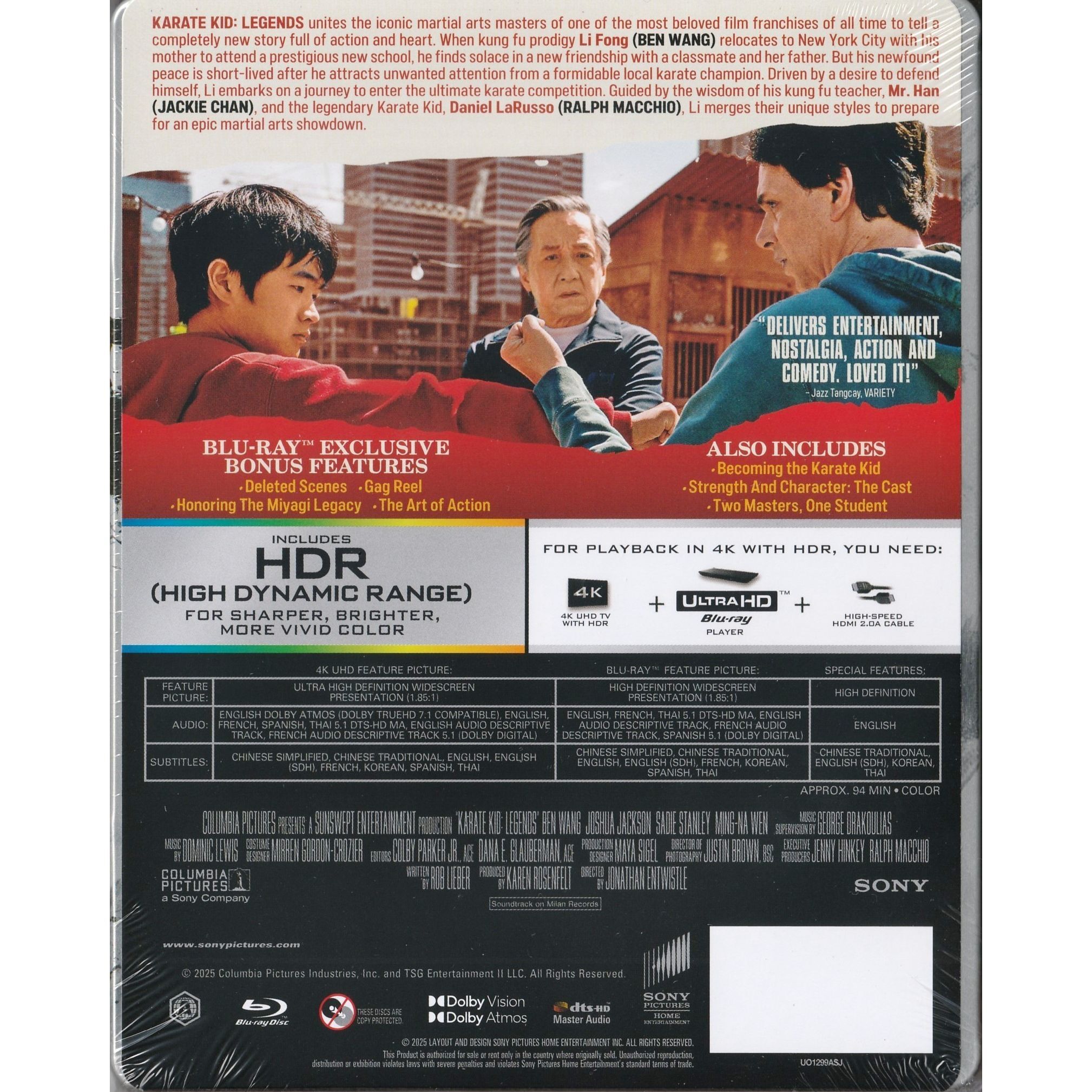 功夫夢：傳奇少年 (2025) (鐵盒裝) (4K Ultra HD + Blu-ray)