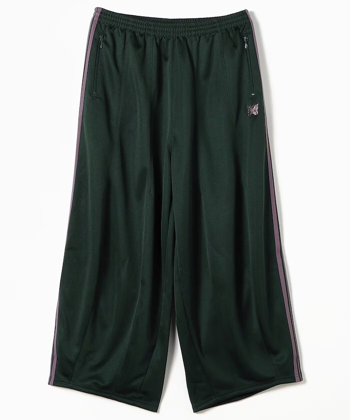 Needles H.D. TRACK PANT - POLY SMOOTH 寬版 綠