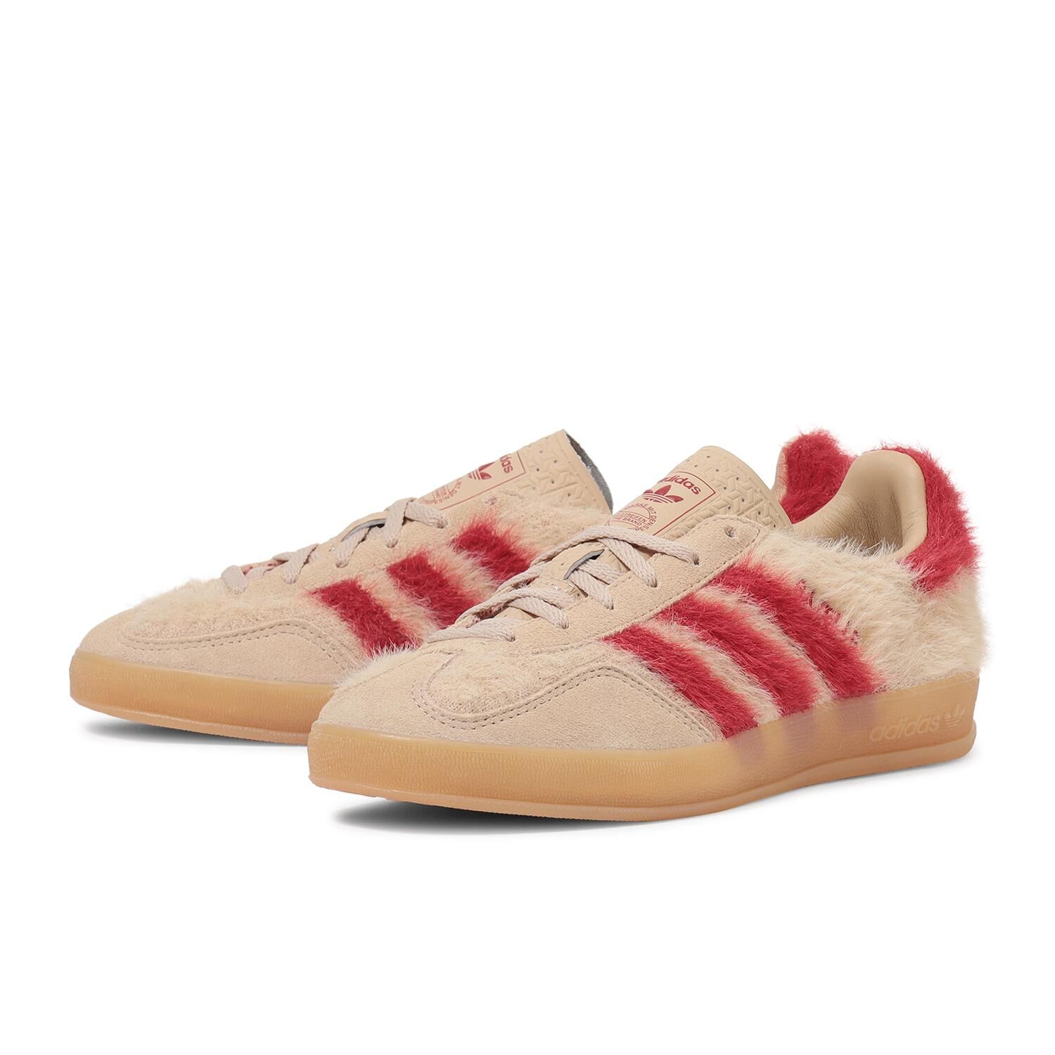 Adidas Originals Gazelle Indoor 日本新款 毛茸茸 奶油紅 復古鞋 JP8341