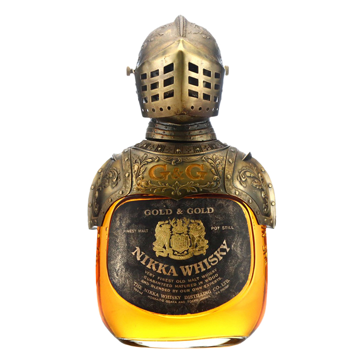 Nikka Gold & Gold Whisky 西洋騎士頭 (金色) 760ml