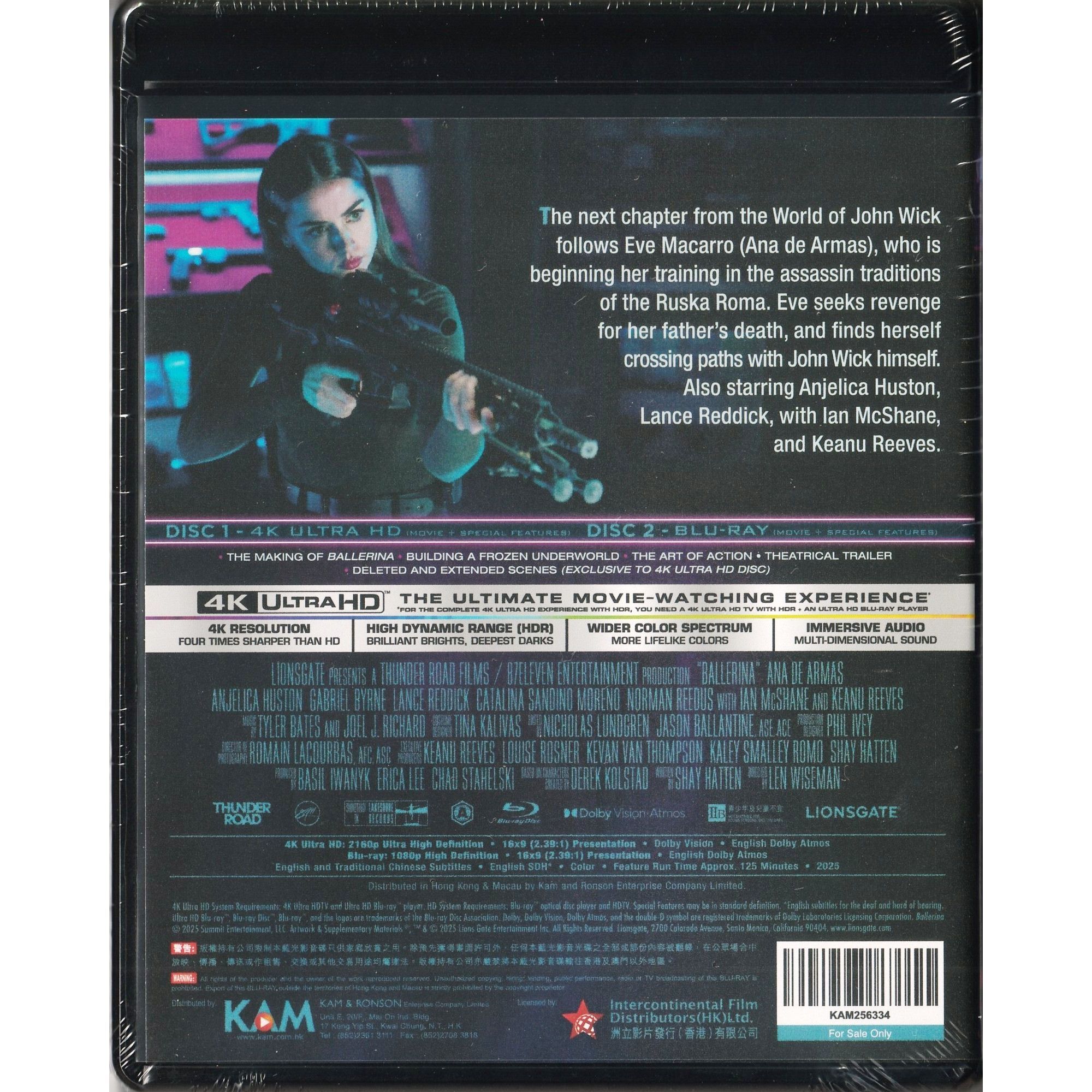 殺神John Wick之芭蕾殺姬 (2025) (4K Ultra HD + Blu-ray) [訂貨]
