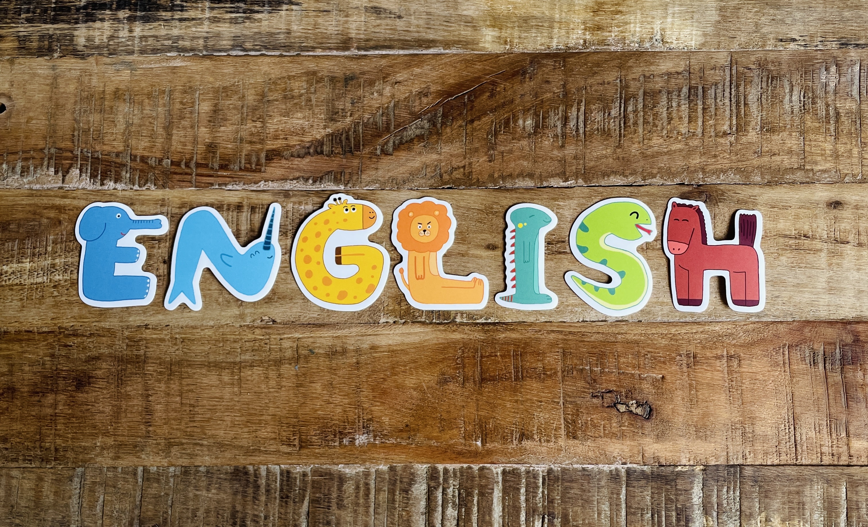 英文字母/防水貼紙