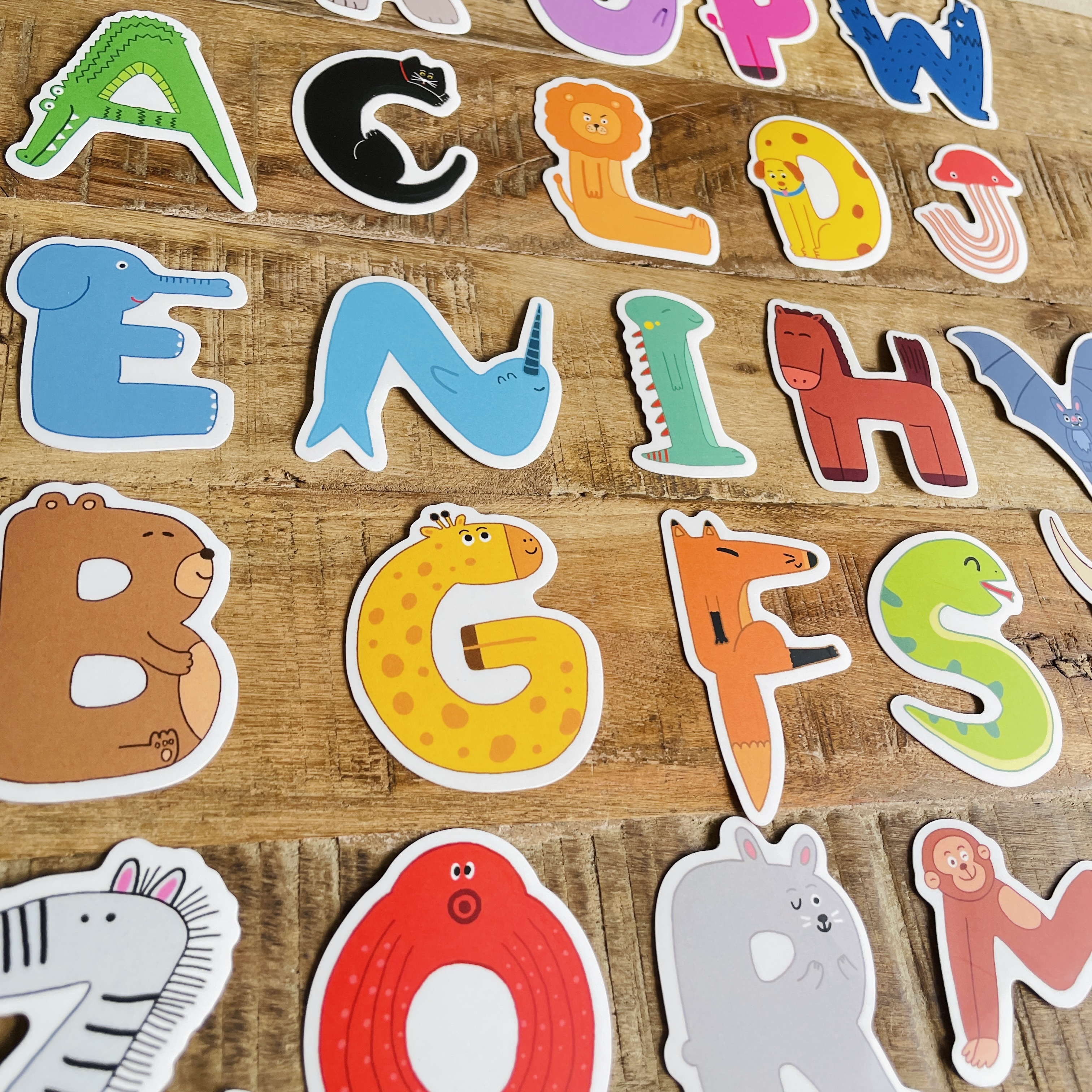 英文字母/防水貼紙