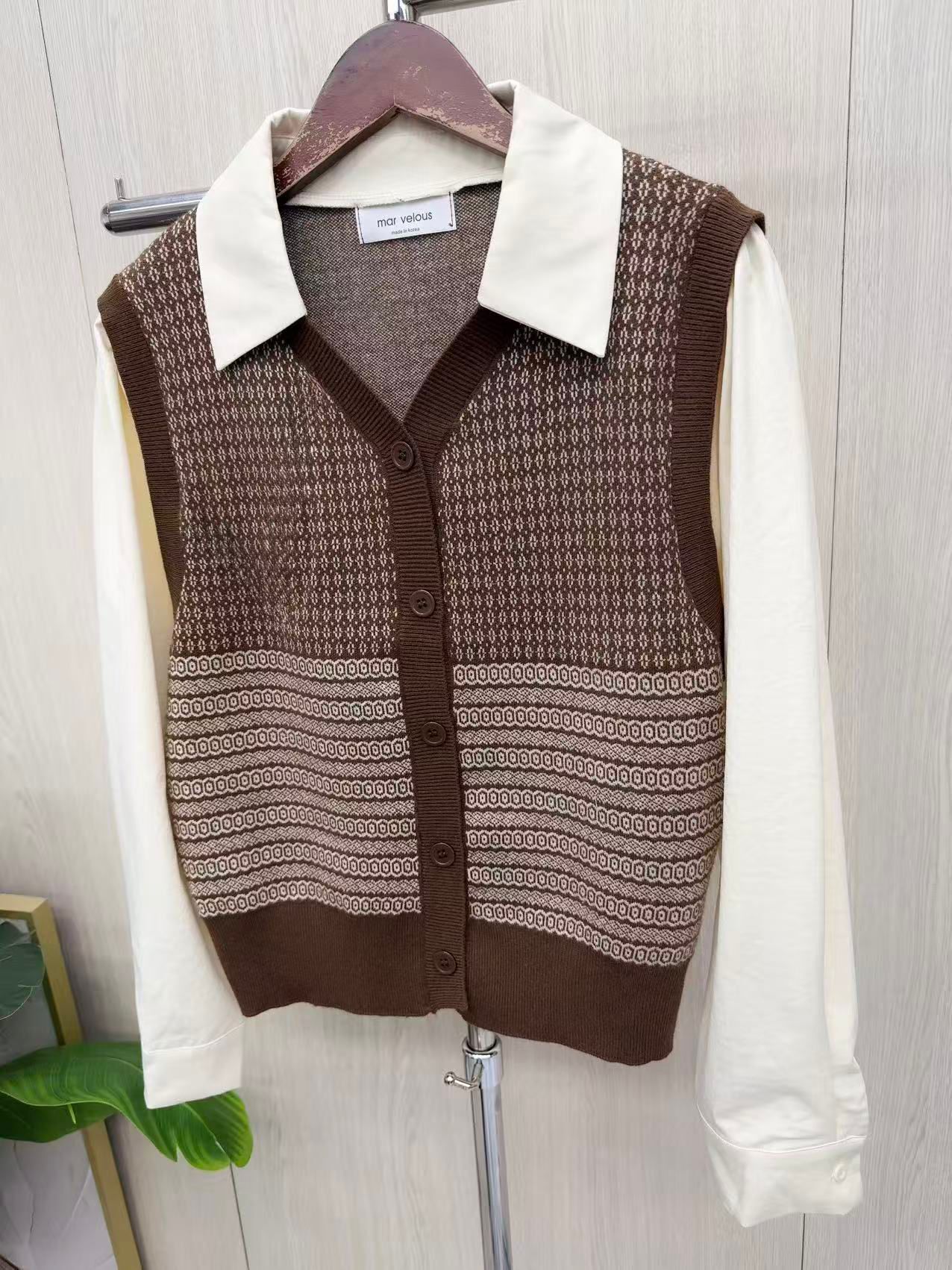 韓國假兩件top~123E