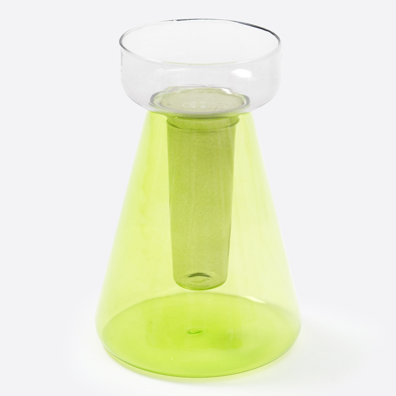 SP 分離式花瓶/綠×灰