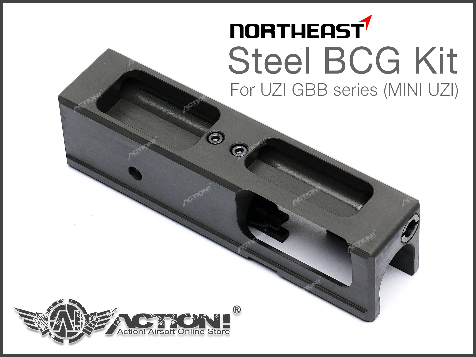 IMAI樣專用 NORTHEAST 東北製作所- 鋼製槍機/鋼槍機組(Northeast MINI UZI GBB系列