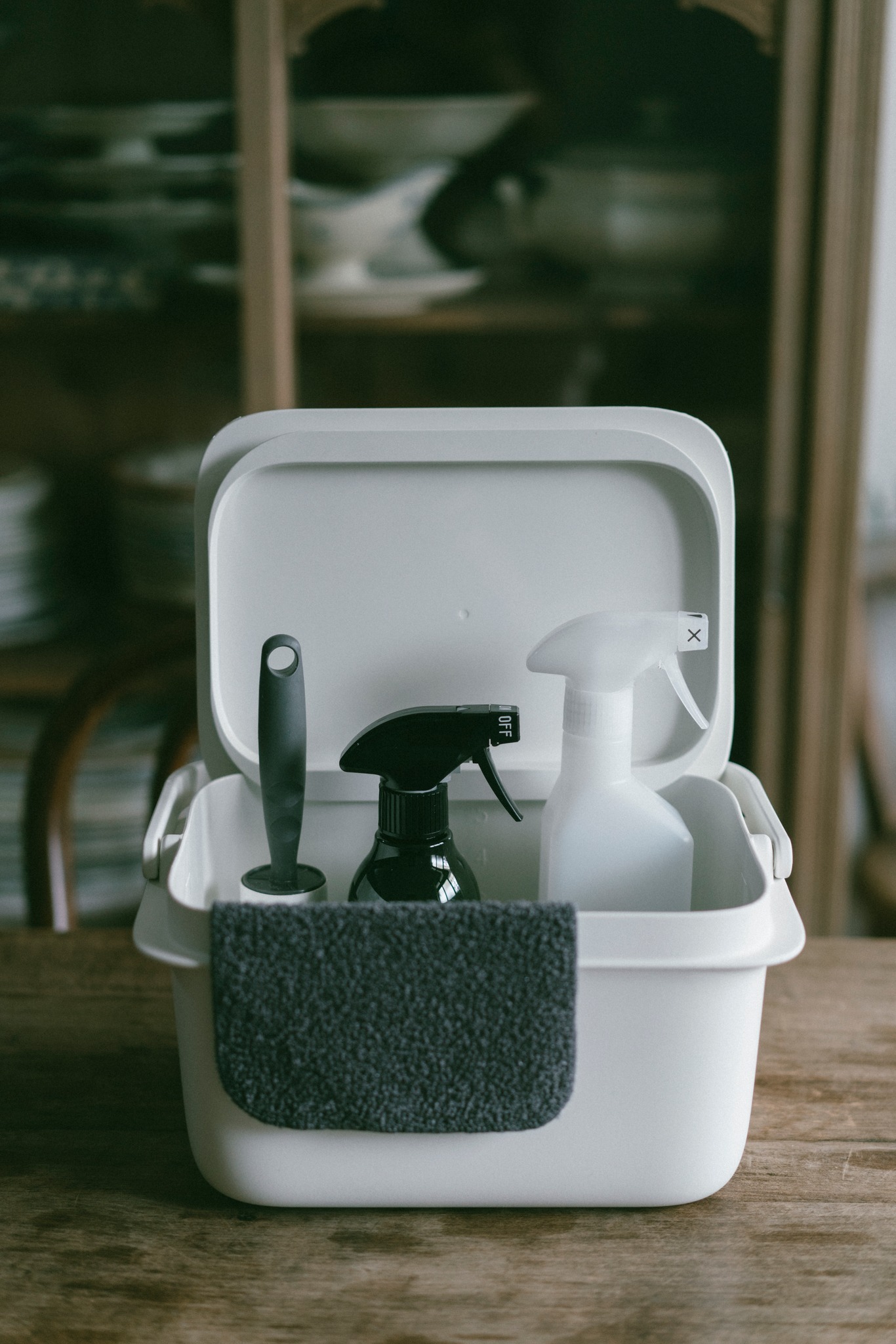 MARNA把手收納掃除洗滌桶(5L)