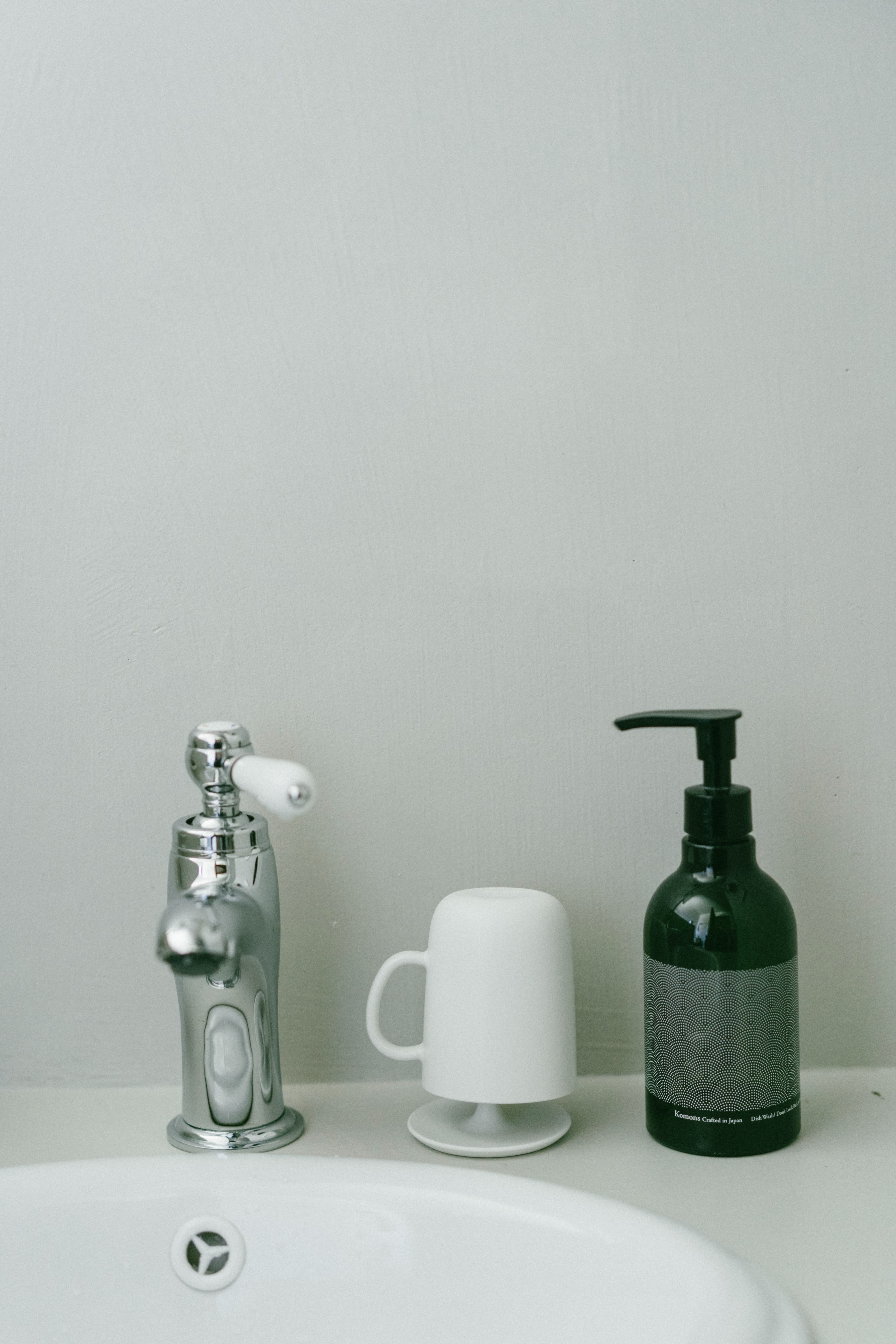 MARNA日本製霧面漱口杯與杯架組