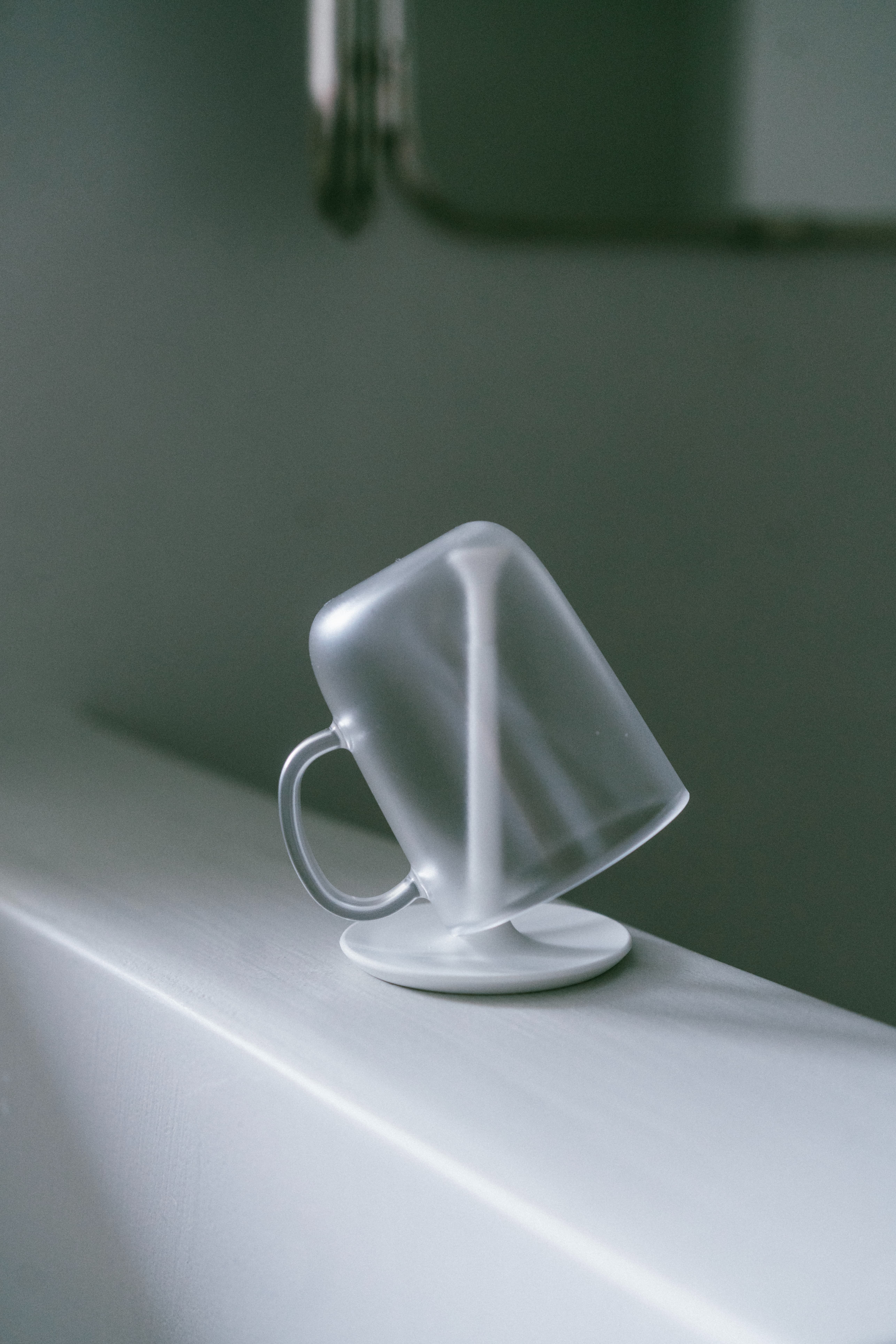 MARNA日本製霧面漱口杯與杯架組