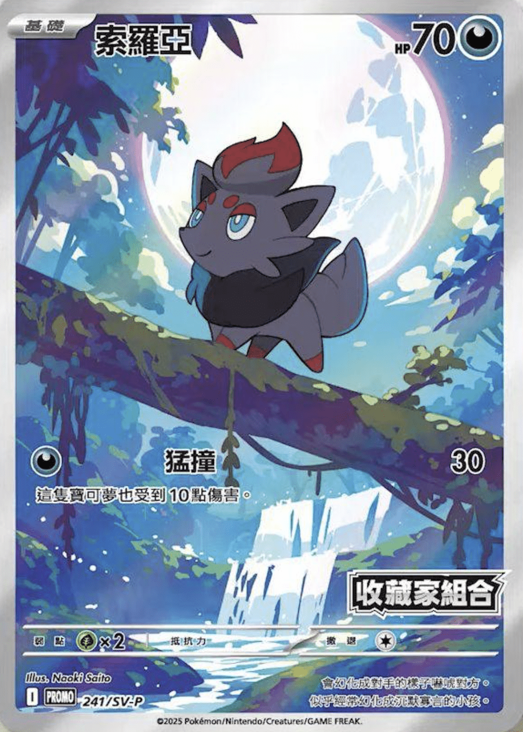 POKEMON CHINESE PROMO F 241/SV-P 索羅亞