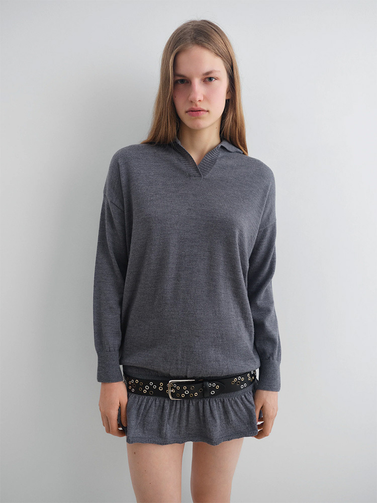 Fille Jumper Dark Grey