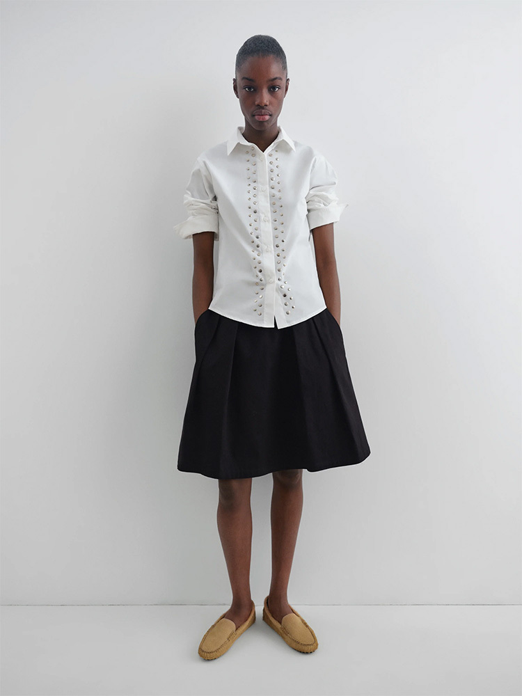 Martin Midi Skirt Black