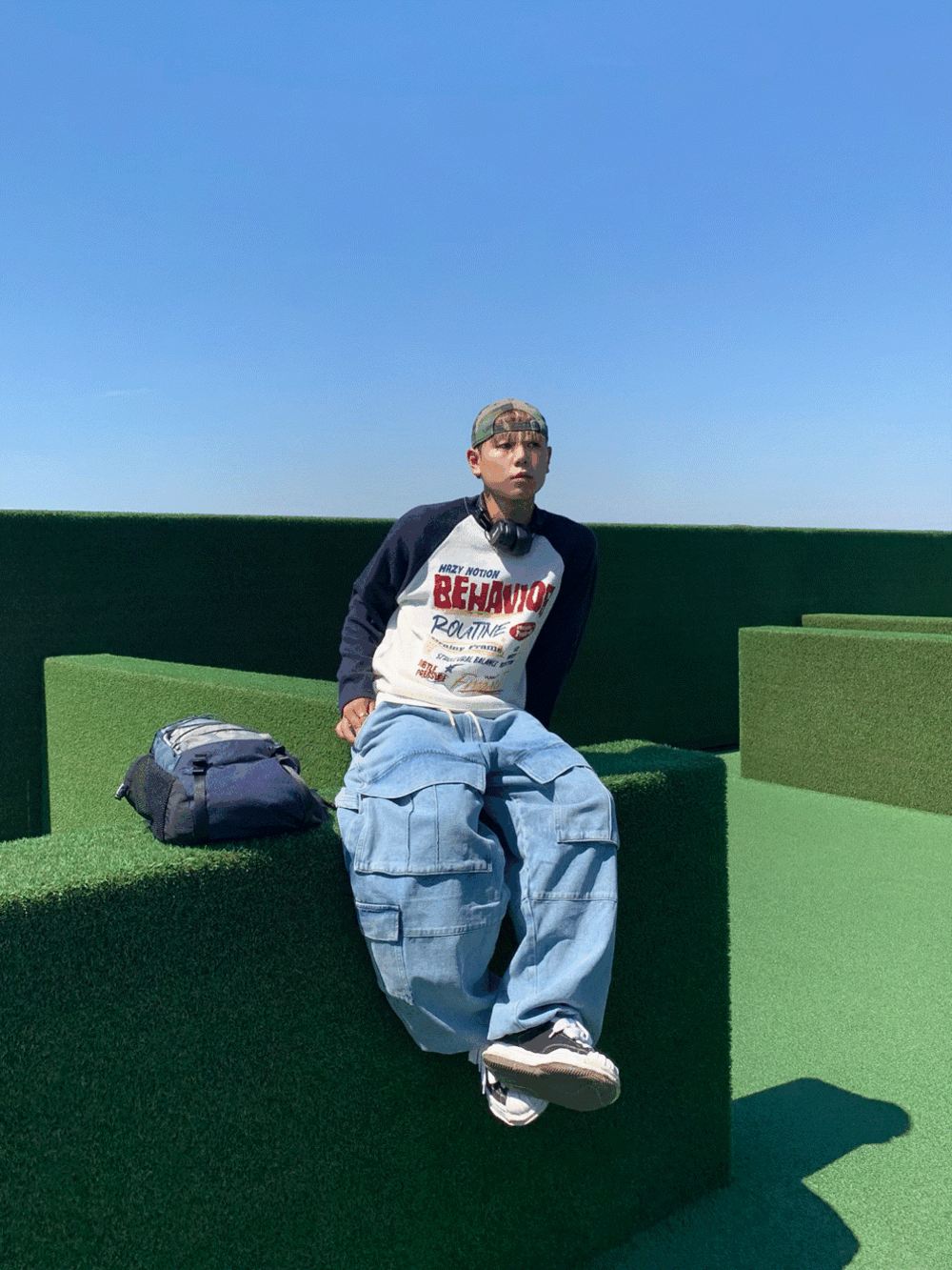 Veticaler 插肩袖針織T恤