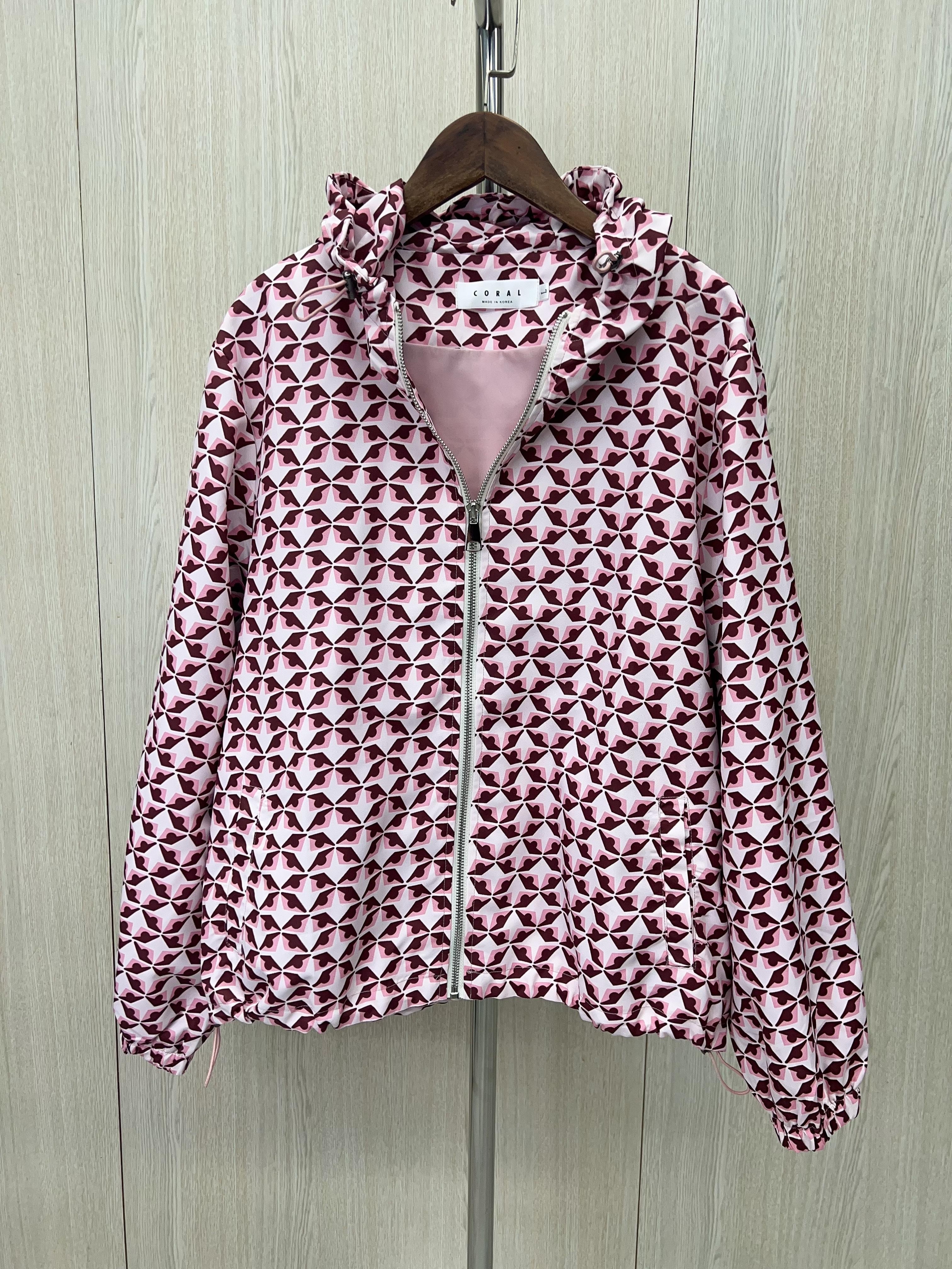 韓國不規則圖外套～110L